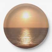 夕日 ペーパープレート (正面)