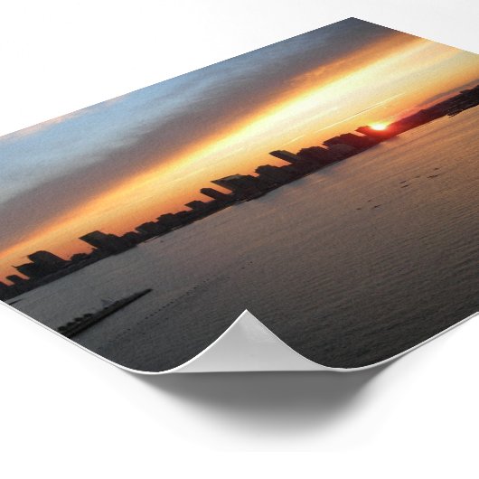 夕日 ポスター (角)