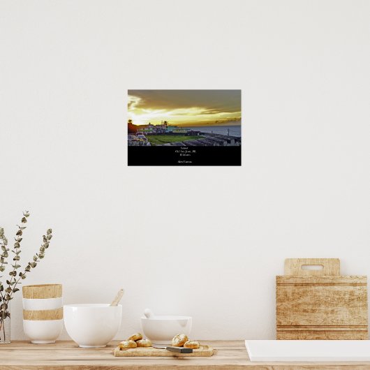 夕日 ポスター (キッチン)