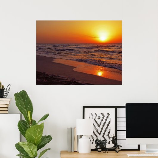 夕日 ポスター (ホームオフィス)