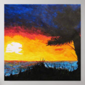 夕日 ポスター (正面)