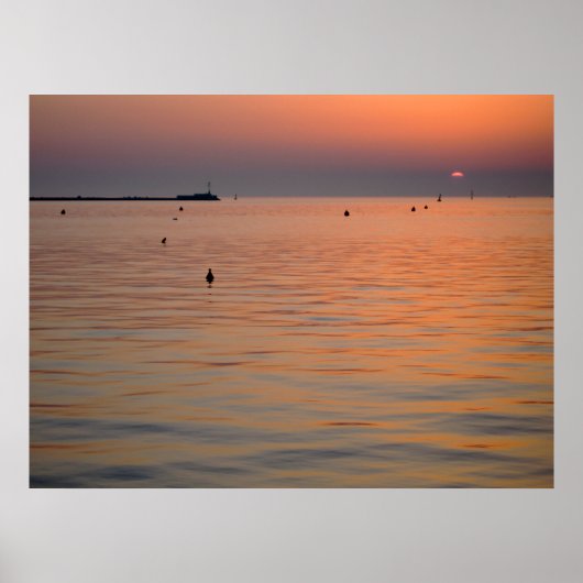 夕日 ポスター (正面)