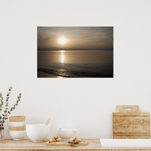 夕日 ポスター (キッチン)