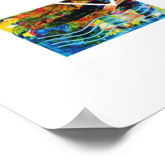 夕日。 ポスター (角)