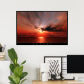 夕日 ポスター (ホームオフィス)