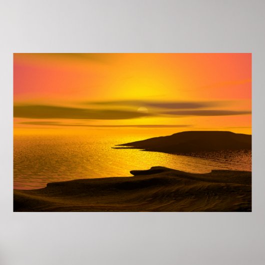 夕日 ポスター (正面)