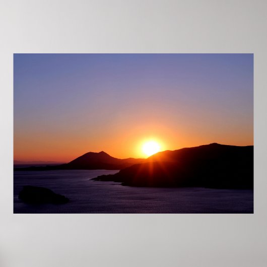 夕日 ポスター (正面)