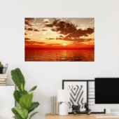 夕日 ポスター (ホームオフィス)