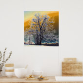 夕日 ポスター (キッチン)