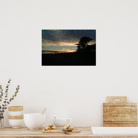 夕日 ポスター (キッチン)