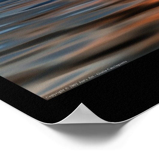 夕日 ポスター (角)