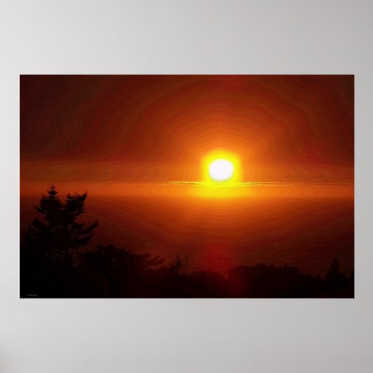 夕日 ポスター (正面)