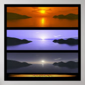 夕日 ポスター (正面)