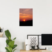 夕日 ポスター (ホームオフィス)