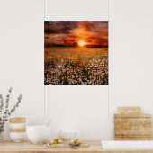 夕日 ポスター (キッチン)