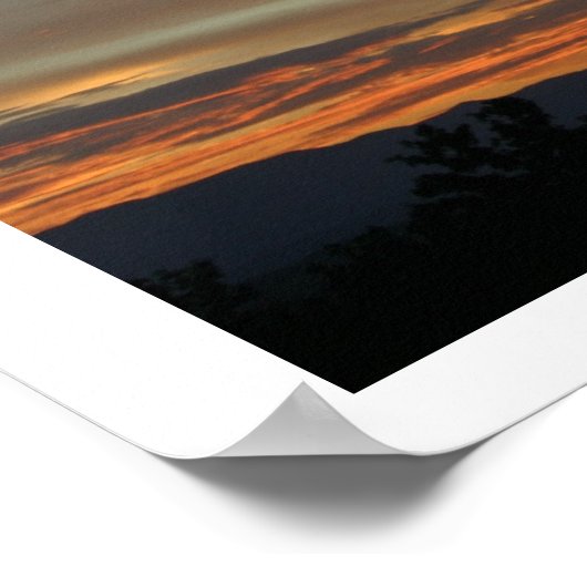 夕日 ポスター (角)