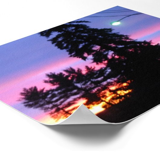 夕日 ポスター (角)