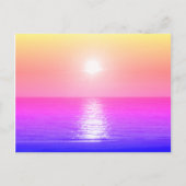 夕日 ポストカード (正面)