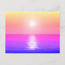 夕日 ポストカード