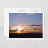 夕日 ポストカード (正面/裏面)
