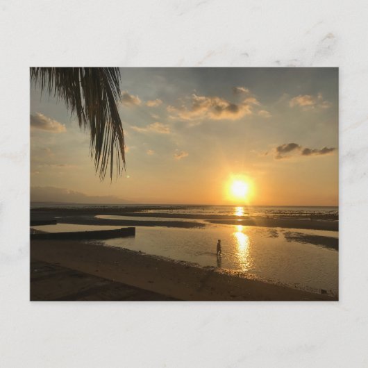 夕日 ポストカード (正面)