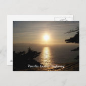 夕日 ポストカード (正面/裏面)
