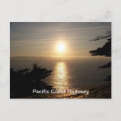 夕日 ポストカード (正面)