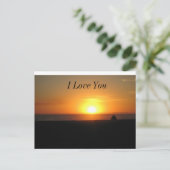 夕日 ポストカード (スタンド正面)