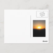 夕日 ポストカード (裏面)