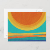 夕日 ポストカード (正面/裏面)