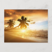 夕日 ポストカード (正面)