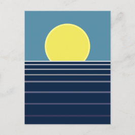 夕日 ポストカード