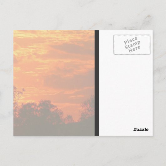 夕日 ポストカード (裏面)