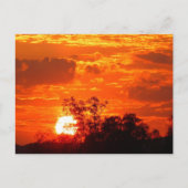 夕日 ポストカード (正面)