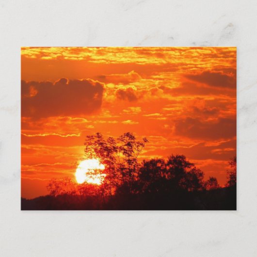 夕日 ポストカード (正面)
