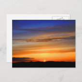 夕日 ポストカード (正面/裏面)