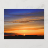 夕日 ポストカード (正面)