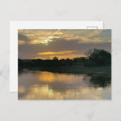 夕日 ポストカード (正面/裏面)