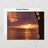 夕日 ポストカード (正面/裏面)