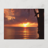 夕日 ポストカード (正面)