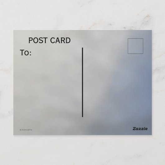 夕日 ポストカード (裏面)