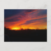 夕日 ポストカード (正面)