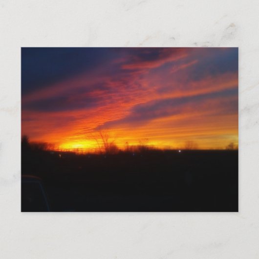夕日 ポストカード (正面)