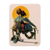 夕日 マグネット (縦)