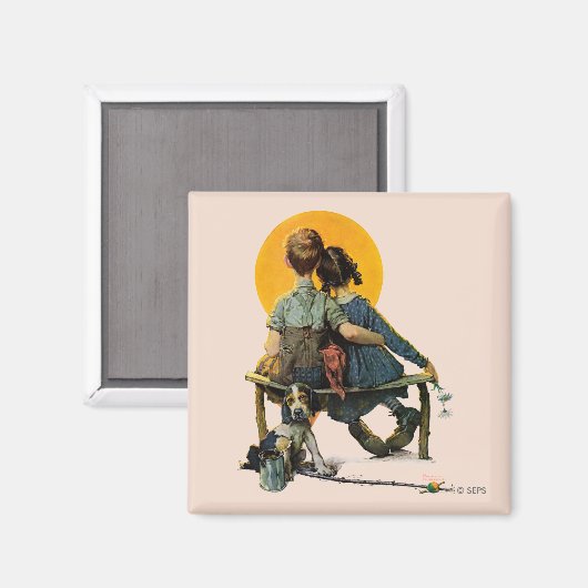 夕日 マグネット (正面/裏面)