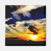 夕日 マグネット (正面)