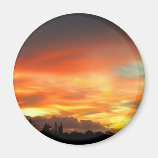 夕日 マグネット (正面)