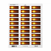 夕日 ラベル (フルシート)