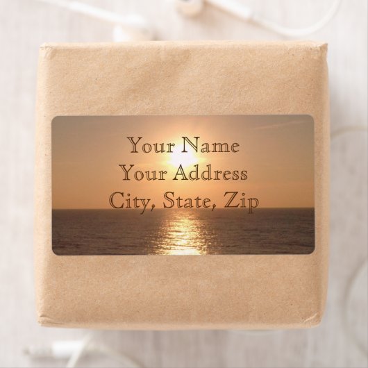 夕日 ラベル (インサイチュ)