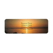 夕日 ラベル (正面)